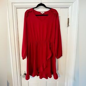 Red Dress from Loft 💃🏼